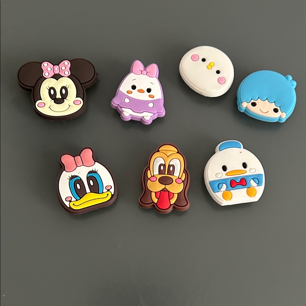 Cartoon Character Shoe Charms Set